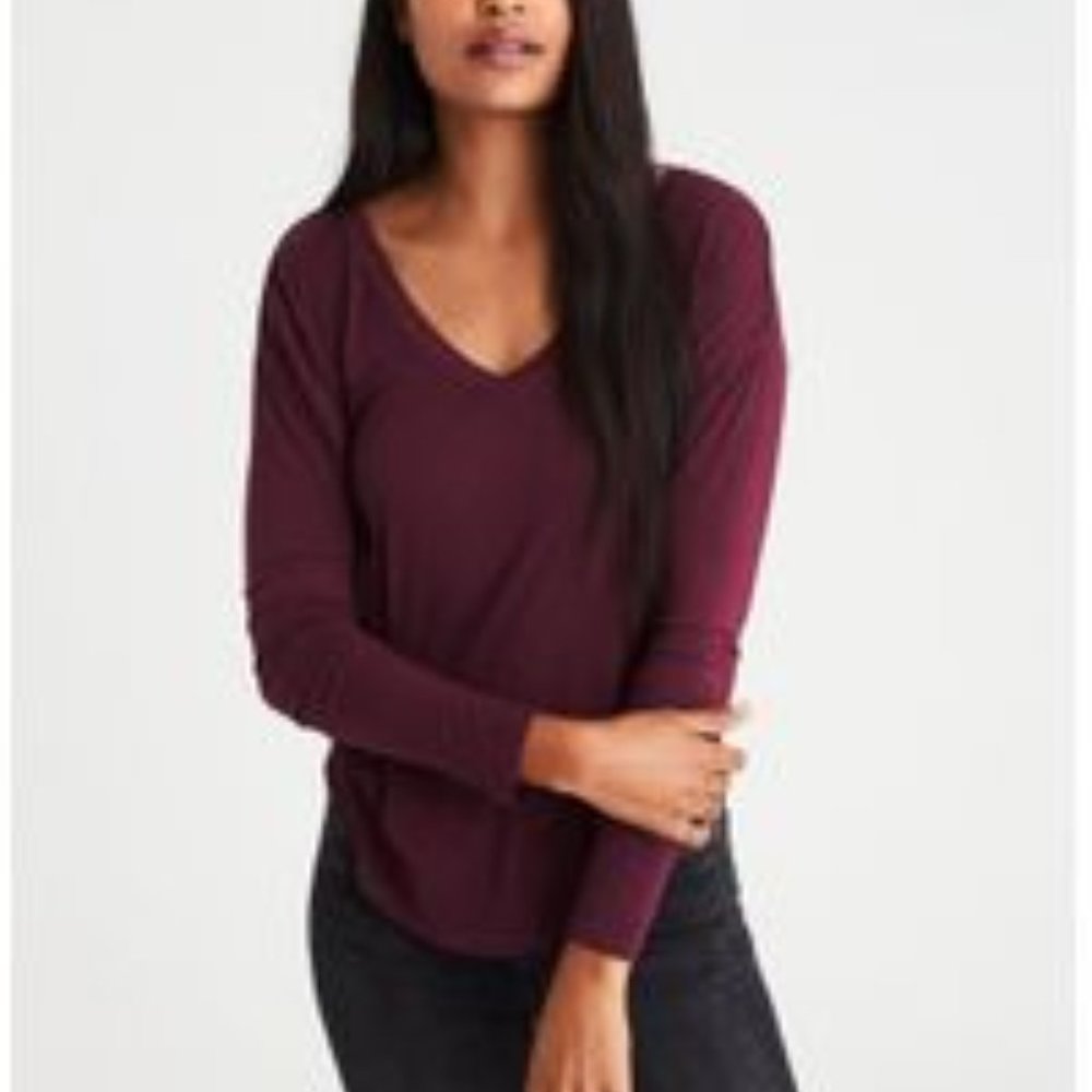 American Eagle Soft+Sexy Long Sleeve Top